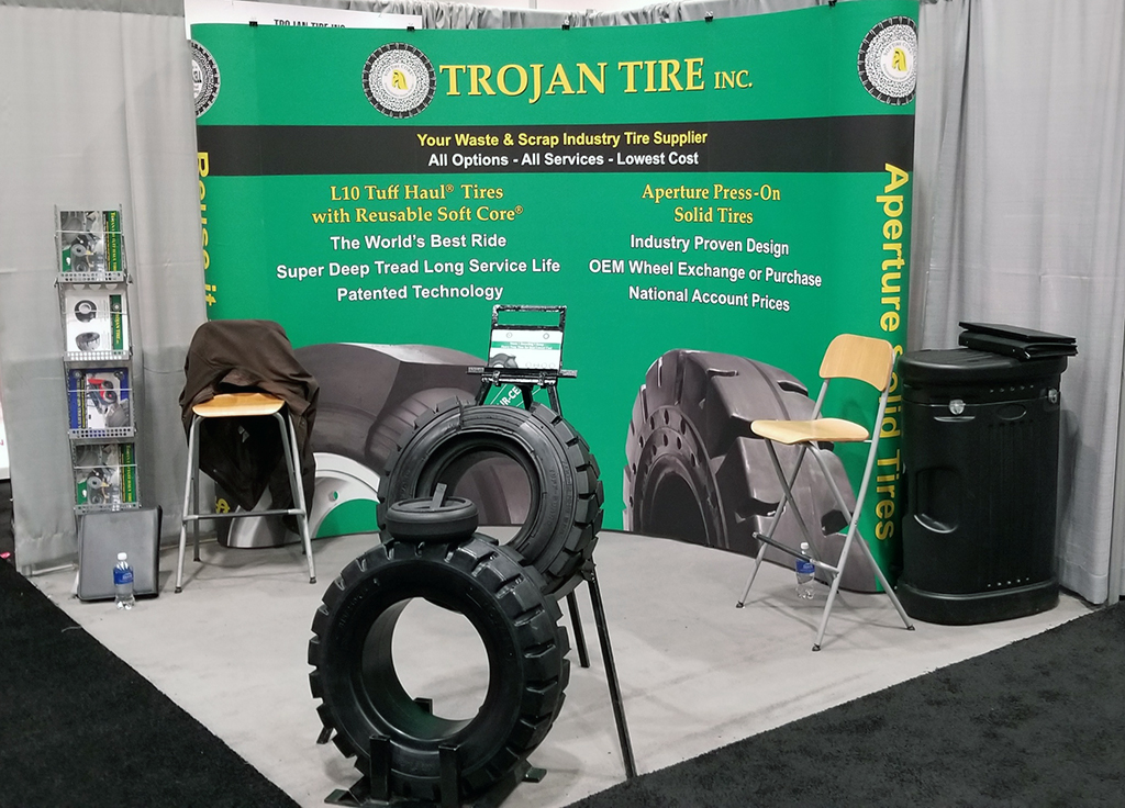 Trojan Tire at Waste & Recycling Expo Canada Toronto 2018