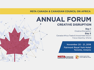 MSTA Canada & Canadian Council on Africa 2018