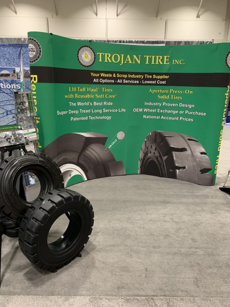 Trojan at 2019 CWRE Canadian Waste & Recycling Expo Trojan Tire Inc.